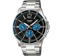 Casio Montre MTP-1374PD-2AVEF Homme Acier Argent Multi-cadrans
