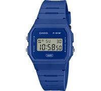 Casio montre Digital Collection montre bracelet bleu F-91WB-2A1EF