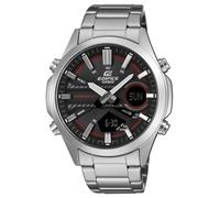 Casio Montre Edifice À Double Affichage (45,5 Mm), Cadran Noir EFV-C120D-1A4EF