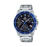 Casio Montre Edifice Gris Et Bleu Homme Bleu