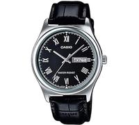 Casio Montre MTPV006L1B – cuir, analogique, ronde