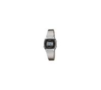 Casio Montre Femme Vintage en Acier Inoxydable - LA-670WA-1, Quartz Digital, Multifonctions, 3 ATM