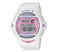 Casio Montre G-Shock Baby-G Playful Beach (45,9 mm) à Affichage numérique/Bracelet en résine Blanche BG-169PB-7ER
