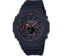 Casio Montre G-Shock GA-2100-1A4ER Homme résine Noir et Rouge