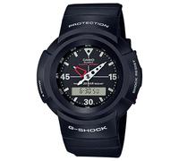 Casio Montre Homme G-Shock Analogique-Numérique Cadran Noir - AW-500E-1EDR, Noir, Sangle
