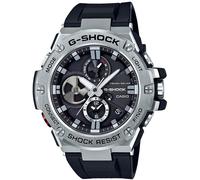 CASIO Montre homme GST-B100D-1AER argent Bluetooth solaire Plongeur Smart Access G-STEEL G-SHOCK PREMIUM