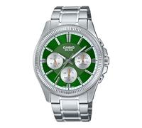 Montre - Casio - Fond vert - Acier inoxydable - Etanche 50 m - Quartz