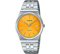 Casio Montre Homme - MTP-B145D-7BVDF Cadran Blanc, Argenté/Jaune, Vintage