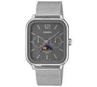 CASIO Montre Homme Multifonction Avec Phase De Lune Grise MTP-M305M-8AVER