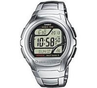 Casio Montre Homme WV-58DE-1AVEF Chronographe, Montres radio pilotée Gris G