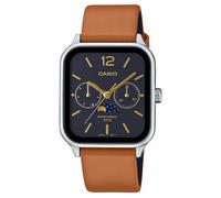 Casio Montre Hommes Multifonction avec Bracelet Cuir Braun MTP-M305L-1AVER