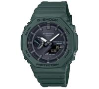 Casio - Montre Hommes - Quartz - Analogique - Digital - Bracelet Plastique Vert - GA-B2100-3AER