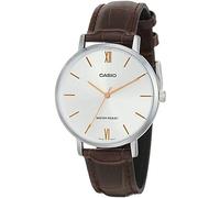 Casio Montre, Marron/Or Blanc, 40×34×7.9mm, Sangle
