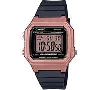 Montre Casio W-217HM-5AVEF - Montre Vintage F-201 Multifonctions Bracelet Résine Noir Boîtier Résine Noir