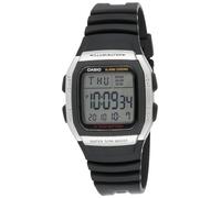 Casio Montre numérique à Quartz pour Homme en résine W-96H-1A, Gris, Bracelet