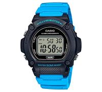 Casio Montre numérique pour Jeunes W-219H-2A2VDF, Blanche, Bracelet