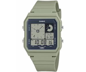 Casio Montre numérique unisexe en plastique avec cadran gris - Lf-20W-3Adf - Couleur du bracelet : vert, Gris, Sangle