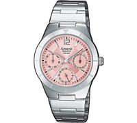 Casio Montre Femme LTP-2069D-4AV Acier inoxydable Cadran rose Boucle déployante