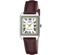 Casio Montre LTP-B150L-7B2EF Femme Cuir Marron Argent Analogique