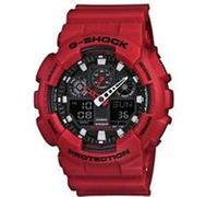 Casio Montre pour hommes G-Shock Classic GA-100B-4AER Rouge