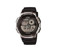 Casio Montre Quartz Homme AE-1000W-1A2VEF - 43 mm, cadran LCD digitale, bracelet rubber noir