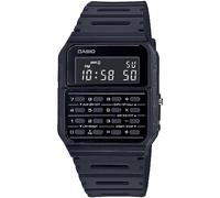 Casio Montre Quartz Unisexe 34.40mm avec Cadran Noir Digitale et Bracelet en Plastic/Resin Strap Noir CA-53WF-1BEF