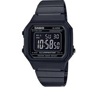 Casio Montre Quartz Unisexe 43.00mm avec Cadran LCD Digitale et Bracelet en Bracelet en Acier Noir B650WB-1BEF