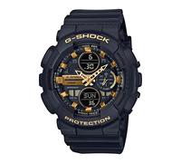 Casio Montre Quartz Unisexe 49.00mm avec Cadran Noir analogique/numérique et Bracelet en Plastic/Resin Strap Noir GMA-S140M-1AER