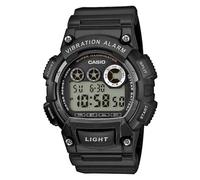 Casio Montre-Réveil Vibratoire Bracelet En Résine Noire Pour Homme W-735H-1AVEF