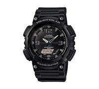 Casio Montre AQ-S810W-1A2VEF – Solaire, Résistante, Analogique/Numérique 46 mm Noir