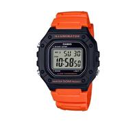 Casio Montre Sport W-218h-4b2vef - Homme - Orange - 5 Bars