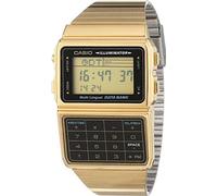 Casio Montre unisexe Databank Digital Quartz Acier inoxydable revêtu