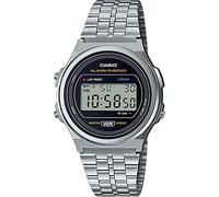 Casio Montre Unisexe Digital Quartz avec Bracelet en Acier Inoxydable A171WE-1ADF