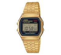 Casio à quartz Montre-bracelet A159WGEA-1EF (L x l x H) 36.8 x 32.2 x 8.2 mm or Matériau du boîtier=Résine Matériau
