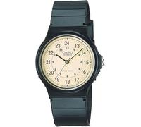 Casio MQ24 Series | Montre à quartz analogique pour homme | Résistante à l'eau | Boîtier en résine | Bracelet en résine | Verre en résine | Analogique à trois aiguilles (HR, min, SEC) | Design