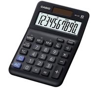 Casio MS-10F Calculatrice de bureau noir Ecran: 10 à pile(s), solaire (l x H x