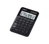 Casio MS-20UC - Calculatrice de bureau - 12 chiffres - panneau solaire, pile - noir