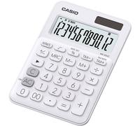 Casio MS-20UC Calculatrice de bureau blanc Ecran: 12 solaire, à pile(s) (l x H x P) 105 x 23 x 149.5 mm