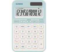 CASIO MS-20YC Calculatrice de Bureau compacte avec calcul de l'heure, Vert Clair