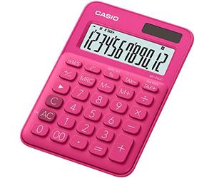 Casio MS 7UC RD Calculatrice de Bureau Rouge