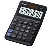 Casio MS-8F Calculatrice de bureau noir Ecran: 8 à pile(s), solaire (l x H x P) 101 x 148.5 x 27.6 mm