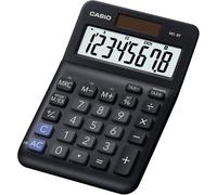 Casio MS-8F Calculatrice de bureau noir Ecran: 8 à pile(s), solaire (L x l x H) 149 x 101 x 148.5 mm