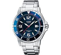 Casio MTD-1053D-2AVES Collection 43mm Montre Plongée Quartz Homme Bleu Argent...