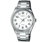 Casio - MTP-1302D-7B - Classic - Montre Homme - Quartz Analogique - Cadran Blanc - Bracelet Acier Gris