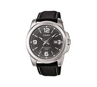 Casio - MTP-1314L-8A - Classic - Montre Homme - Quartz Analogique - Cadran Noir - Bracelet Cuir Noir