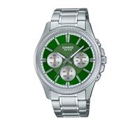 Casio Montre Homme MTP-1375PD-3AVEF Quartz Analogique 44 mm Verre minéral Argenté