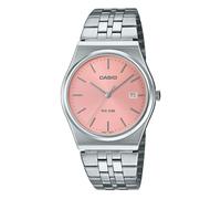 Casio Mtp-B145D-4Avdf (A2200), cadran rose analogique en acier inoxydable pour homme, couleur du bracelet : argent, Argenté, Rétro