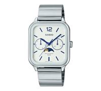 Casio MTP-M305D-7AVDF Montre analogique à cadran blanc pour homme, Blanc