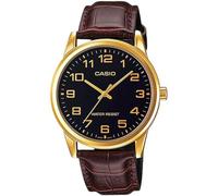 Casio Montre MTP-V001GL-1BUDF – Quartz, Verre minéral, Analogique – Homme Noir/Marron