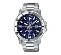 Casio MTP-VD01D-2BV Men's Enticer Stainless Steel Blue Dial Casual Analog Sporty Watch